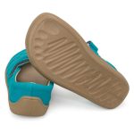 Bar3foot Elf Fortune Turquoise Bőr Barefoot Balerina 3BE222