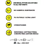 Bar3foot M-Ohio Bőr Barefoot Gyerekcipő 3BS26LT24