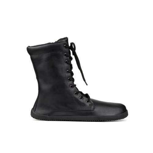 Ahinsa Jaya Zip-up Boots Black Vegán Barefoot Bakancs