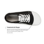 Ahinsa Street Hemp Black Textil Barefoot Sneaker