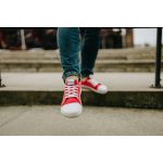 Ahinsa Street Hemp Red Textil Barefoot Sneaker