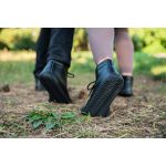 Ahinsa Sundara Ankle Boots Black Vegán Barefoot Bokacipő