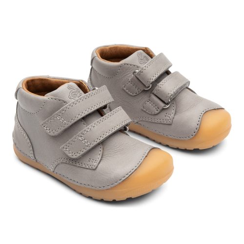 Bundgaard - Petit Velcro - Acier Grey Barefoot Gyerek Zárt cipő