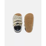 Bundgaard - Petit Low - Oceanic Stripe Gyerek Barefoot Vászoncipő