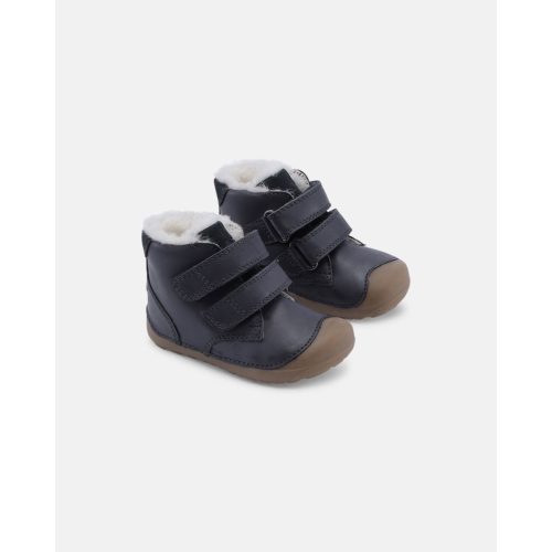 Bundgaard - Petit Mid Winter - Navy Gyerek Bélelt Barefoot Bakancs