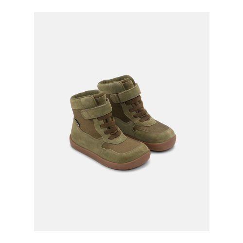 Bundgaard - Brooklyn TEX - Army Gyerek Bélelt Barefoot Bakancs
