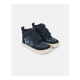 Bundgaard - Nero Mini - TEX Navy Dino Gyerek Barefoot Bakancs