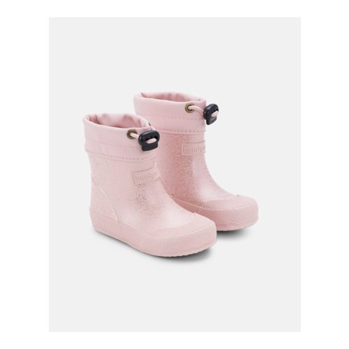 Bundgaard - Malik - Old Rose Sparkle Gyerek Barefoot Bélelt Gumicsizma