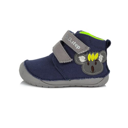 D.D.Step Vászon Royal Blue Koala Barefoot Gyerek Zárt cipő