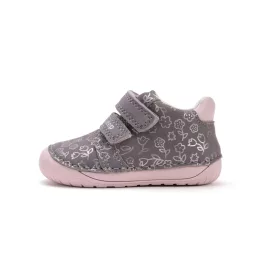 D.D.Step Dark Grey  Gyerek Zárt Barefoot Cipő S070-52724B