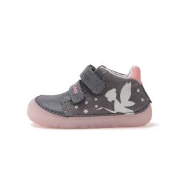 D.D.Step Dark Grey Gyerek Zárt Barefoot Cipő S073-52165A