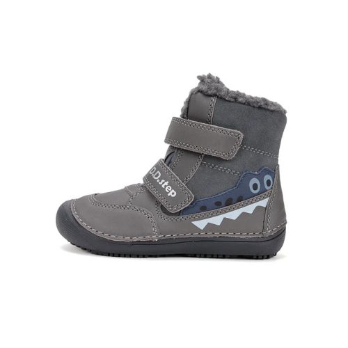 D.D.Step Dark Grey Gyerek Téli Barefoot Cipő W063-52415A