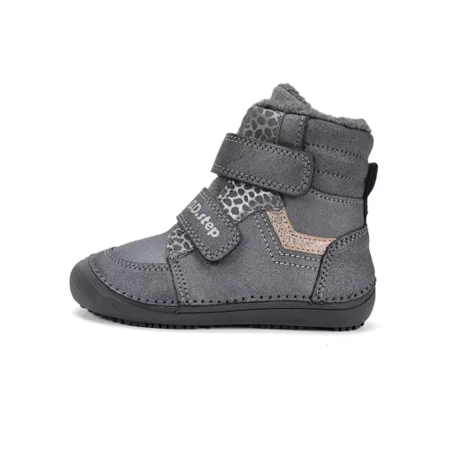 D.D.Step Black Gyerek Téli Barefoot Cipő W063-52804E