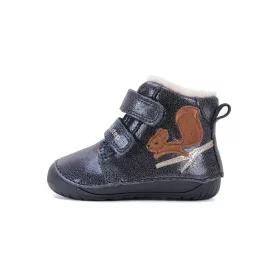 D.D.Step Royal Blue Gyerek Téli Barefoot Cipő W070-52214