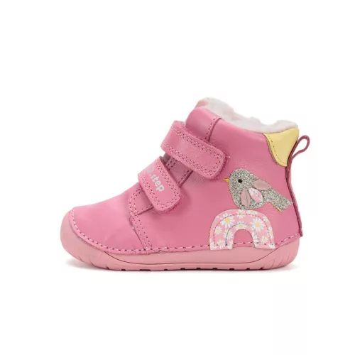 D.D.Step Pink Gyerek Téli Barefoot Cipő W070-52624B