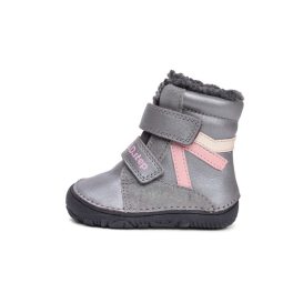D.D.Step Dark Grey Gyerek Téli Barefoot Cipő W073-52306D