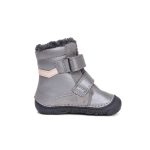 D.D.Step Dark Grey Gyerek Téli Barefoot Cipő W073-52306D