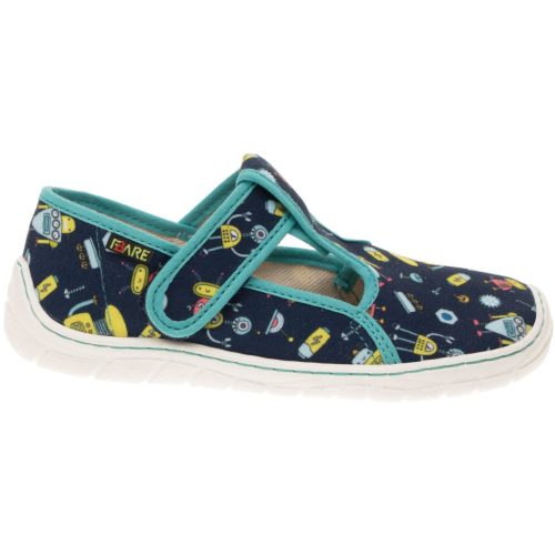 Fare Bare Barefoot Gyerek Benti Vászon Cipő 5102433