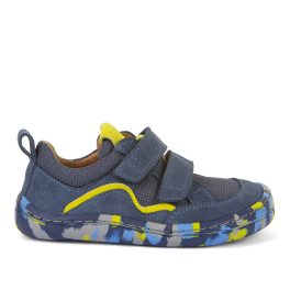 Froddo Base G3130261 Denim Bőr Barefoot Gyerek Félcipő