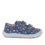 Froddo Base G3130276 Denim+ Bőr Barefoot Gyerek Félcipő
