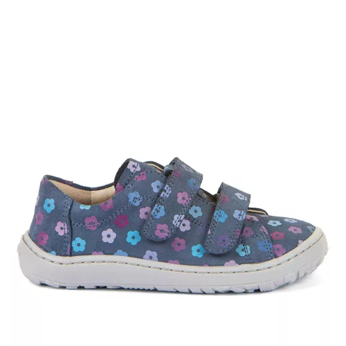 Froddo Base G3130276 Denim+ Bőr Barefoot Gyerek Félcipő