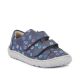 Froddo Base G3130276 Denim+ Bőr Barefoot Gyerek Félcipő