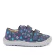 Froddo Base G3130276 Denim+ Bőr Barefoot Gyerek Félcipő