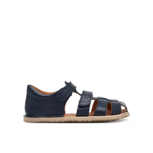 Froddo Flexy Ivi G3150283 Dark Blue Bőr Barefoot Gyerek Szandál