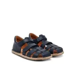 Froddo Flexy Ivi G3150283 Dark Blue Bőr Barefoot Gyerek Szandál
