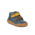 Froddo First Step G2130360 Dark Denim Bőr Barefoot Gyerek Félcipő