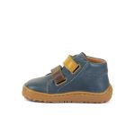 Froddo First Step G2130360 Dark Denim Bőr Barefoot Gyerek Félcipő