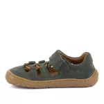 Froddo Barefoot Elastic Sandal G3150290-4 Dark Green Bőr Szandál
