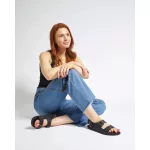 Freet Salcombe Black Bőr Szandál