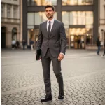 Groundies Trento Black Bőr Barefoot Félcipő