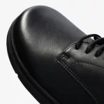 Groundies Trento Black Bőr Barefoot Félcipő