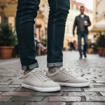 Groundies Zero Stone Unisex Bőr Sneaker