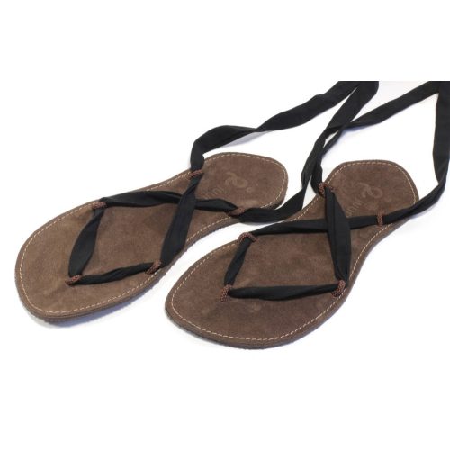 Juuri Caty Dark Brown Női Bőr Barefoot Szandál