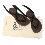 Juuri Caty Dark Brown Női Bőr Szandál