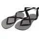 Juuri Caty WIDE Vegan Light Gray Női Bőr Barefoot Szandál