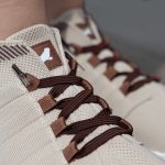 Leazy Flat Brown Rugalmas Cipőfűző