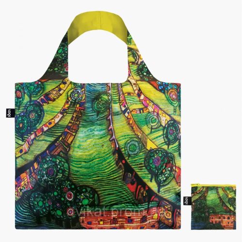 LOQI bevásárló táska, Friedensreich Hundertwasser - 781 Green Town