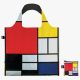 LOQI bevásárló táska, Piet Mondrian - Composition with Red, Yellow, Blue and Black