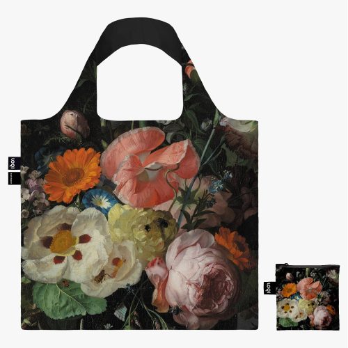 LOQI bevásárló táska, Rachel Ruysch - Still Life with Flowers