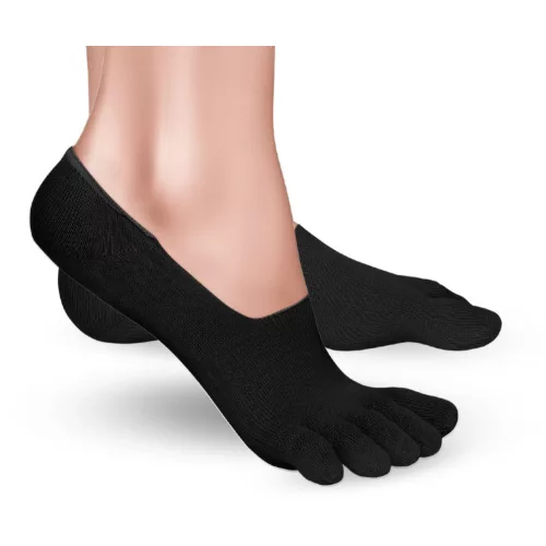 Knitido Essentials No Show Black Titokzokni