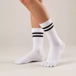 Knitido Tennis White / Black Sportzokni