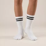 Knitido Tennis White / Black Sportzokni