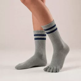 Knitido Tennis Grey / Blue Sportzokni