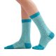 Knitido SILL Merino & Cotton Turquoise / Light Green Zokni