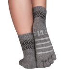 Knitido Merino Cashmere Home Socks Light Grey/Black Házi Zokni