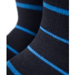 Knitido Essentials Stripes Midi Black/Blue zokni